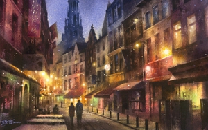 Triển lãm 'Nghệ thuật và hòa bình': Khi màu nước Việt Nam ra sân chơi quốc tế