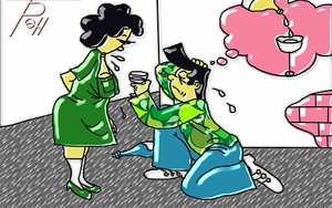 Truyện cười: Quan ông sợ vợ