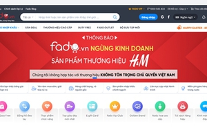Sàn thương mại điện tử Fado.vn ngừng kinh doanh H&M vô thời hạn