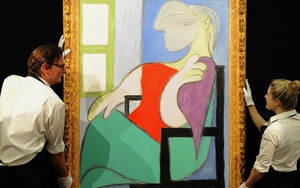 Tranh vẽ 'Nàng thơ' của Picasso được bán với giá 103 triệu USD