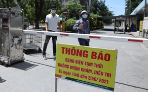 Hà Nội: Bệnh viện Đức Giang tạm dừng tiếp nhận bệnh nhân từ 15-20/6 khi có thêm ca dương tính với SARS-CoV-2