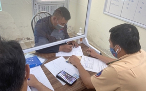 Đi ngược chiều trên cao tốc Hà Nội - Thái Nguyên, lái xe bị phạt 17 triệu đồng