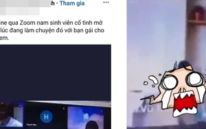 Xôn xao quanh clip nhạy cảm của nam sinh khi học trực tuyến