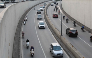 Hà Nội phân luồng khi thi công dự án sửa chữa hầm Kim Liên
