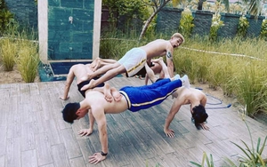 Khoảnh khắc khoe hình thể của dàn sao nam 'Running Man Vietnam 2021'