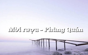 Sống chậm cuối tuần: 'Nhớ nhau tưới rượu xuống Hồ Tây'