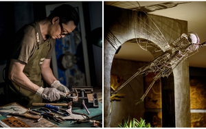 Thứ Bảy, tới xưởng Tạ Huy Long