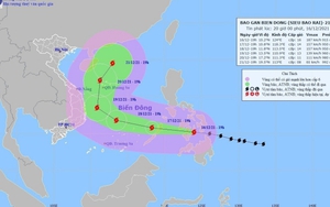 Bão số 9 gây gió cấp 13, giật cấp 14 tại đảo Song Tử Tây