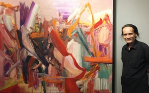 Trần Hải Minh: 'Cơ duyên' với trừu tượng và 'hạnh ngộ' với acrylic