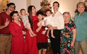 Khoảnh khắc Noel đoàn tụ ấm áp của gia đình Hà Hồ, Kim Lý