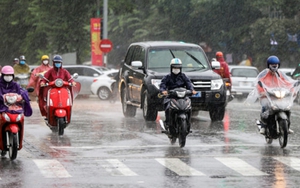 Bắc Bộ, Thanh Hóa và Nghệ An tiếp tục có mưa rào và dông