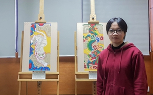 'Uy mãnh' tranh Hổ theo phong cách Hàng Trống