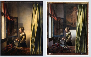 Thần ái tình ẩn kín trong tranh thiếu nữ