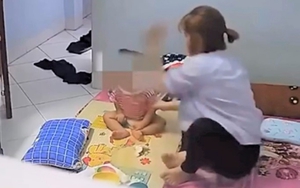 Điều tra vụ cháu bé 11 tháng tuổi bị bảo mẫu đánh trong lúc cho ăn
