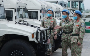 Đội Công binh số 1 sẵn sàng lên đường thực hiện nhiệm vụ gìn giữ hòa bình của Liên hợp quốc