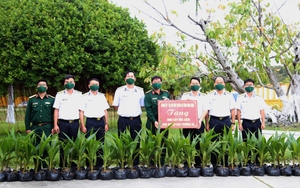 2.000 cây dừa xiêm giống được trao tặng cho huyện đảo Trường Sa