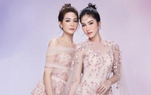 Á hậu Phương Anh đọ sắc cùng Hoa hậu Quốc tế trong trang phục áo dài