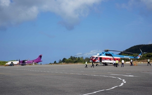 Dùng máy bay trực thăng vận chuyển đề thi tốt nghiệp Trung học Phổ thông ra Côn Đảo
