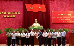 Công bố Quyết định phân công đồng chí Nguyễn Phi Long làm Bí thư Tỉnh ủy Hòa Bình