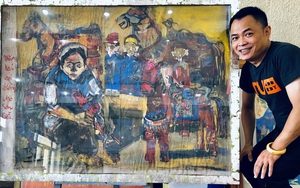 Họa sĩ Nguyễn Tuấn Sơn: Vẽ về thơ Hồ Xuân Hương không hề dễ...