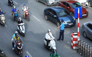 Hà Nội phân làn trên đường Nguyễn Trãi: Xe buýt 'dễ thở', xe máy còn lộn xộn