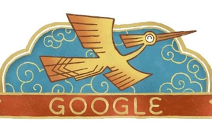 Google Doodle chào mừng Quốc khánh Việt Nam bằng hình tượng chim lạc