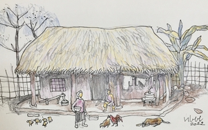 Tản văn cuối tuần: Nhà gianh vách đất