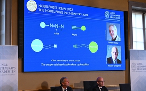 Giải Nobel Hóa học 2022 tôn vinh nghiên cứu trong phát triển liên kết phân tử