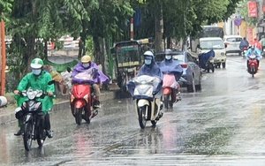 Nhiều khu vực có mưa rào và dông