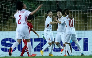 Tuyển nữ Việt Nam sẵn sàng nghênh chiến Myanmar