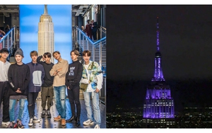 Tòa Empire State - biểu tượng của New York cũng phải đổi màu vì BTS!