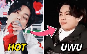 V BTS đốn tim fan với loạt khoảnh khắc 'biến hình' ngay trên sân khấu