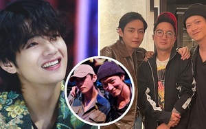 MXH bùng nổ vì V BTS hội ngộ tài tử Kang Dong Won trên đất Mỹ