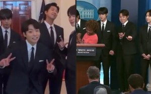 BTS có thêm loạt khoảnh khắc siêu hài khi tới Nhà Trắng