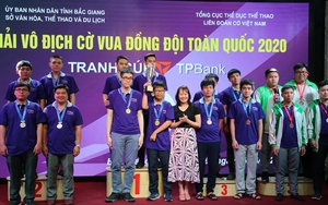 400 kỳ thủ dự giải vô địch cờ Vua đồng đội toàn quốc