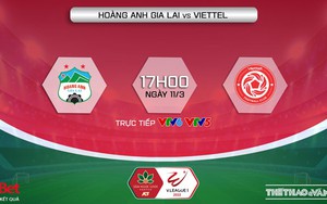 VIDEO HAGL vs Viettel: VTV6 Trực tiếp bóng đá V-League hôm nay (17h00,11/3)
