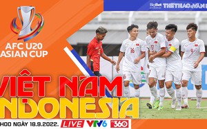 Soi kèo nhà cái U20 Việt Nam vs U20 Indonesia. Nhận định, dự đoán bóng đá vòng loại U20 châu Á (20h00, 18/9)