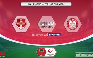 Soi kèo nhà cái Hải Phòng vs TPHCM. Nhận định, dự đoán bóng đá V-League 2022 (18h00, 26/8)