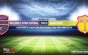 Soi kèo nhà cái Bình Dương vs Nam Định. BĐTV. Trực tiếp bóng đá Việt Nam hôm nay