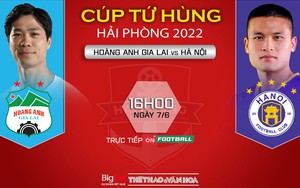 VIDEO trực tiếp bóng đá HAGL vs Hà Nội, Cúp tứ hùng (16h00, 7/6)