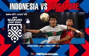VIDEO Indonesia 4-2 Singapore, bán kết lượt về AFF Cup 2021