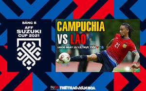 VIDEO Campuchia vs Lào: VTV6 trực tiếp bóng đá AFF Cup 2021 hôm nay