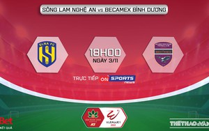 Soi kèo nhà cái SLNA vs Bình Dương. Nhận định, dự đoán bóng đá V-League 2022 (18h00, 3/11)