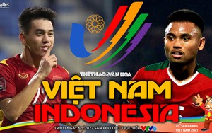 VIDEO U23 Việt Nam vs Indonesia: VTV6 trực tiếp bóng đá SEA Games hôm nay