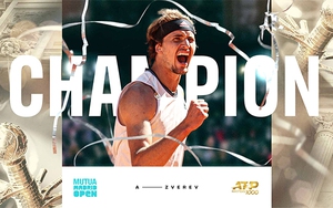 Zverev vô địch Madrid Masters: Tham vọng Grand Slam từ bước đệm Madrid