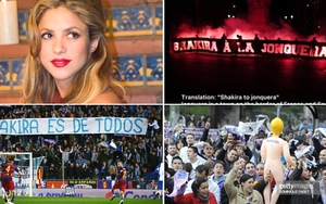 Bên lề trận PSG-Barca: CĐV kêu gọi tôn trọng Shakira