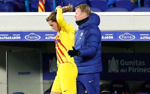 Vấn đề của Barca: 'Hoàng tử' Griezmann lại bị bỏ xó