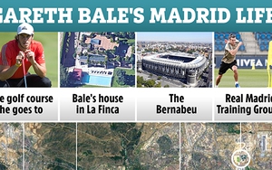 Cận cảnh cuộc sống xa hoa của Gareth Bale ở Madrid