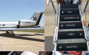 Messi thửa máy bay riêng, chịu chơi không kém Ronaldo