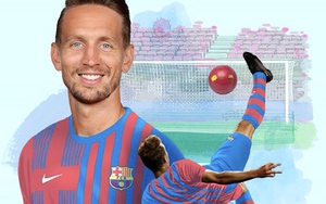 Luuk de Jong: Số 9 tạm bợ của Koeman